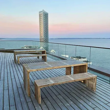 Daire Luxury On 12th Floor - Breathtaking Ocean View Århus